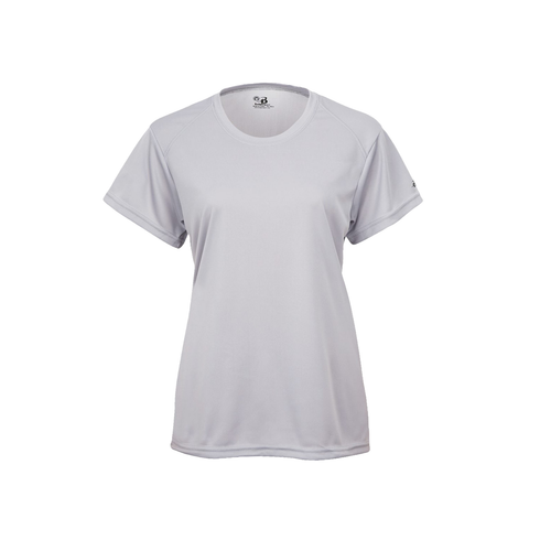 Badger Sport B-Core Women's Tee (416000-002403), Color 'Silver'